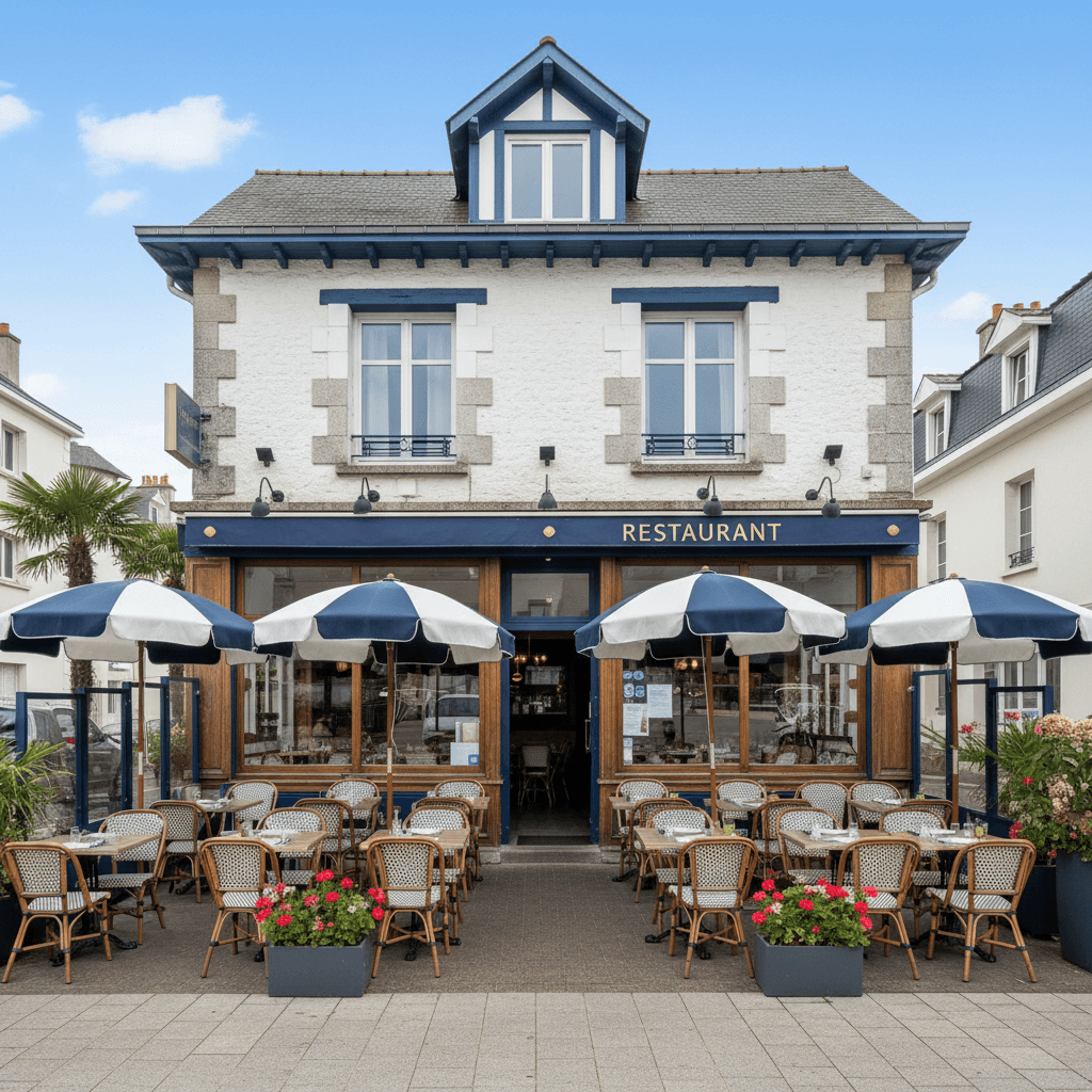 Restaurant 120m² à La Baule-Escoublac : terrasse - licence IV - Image 1