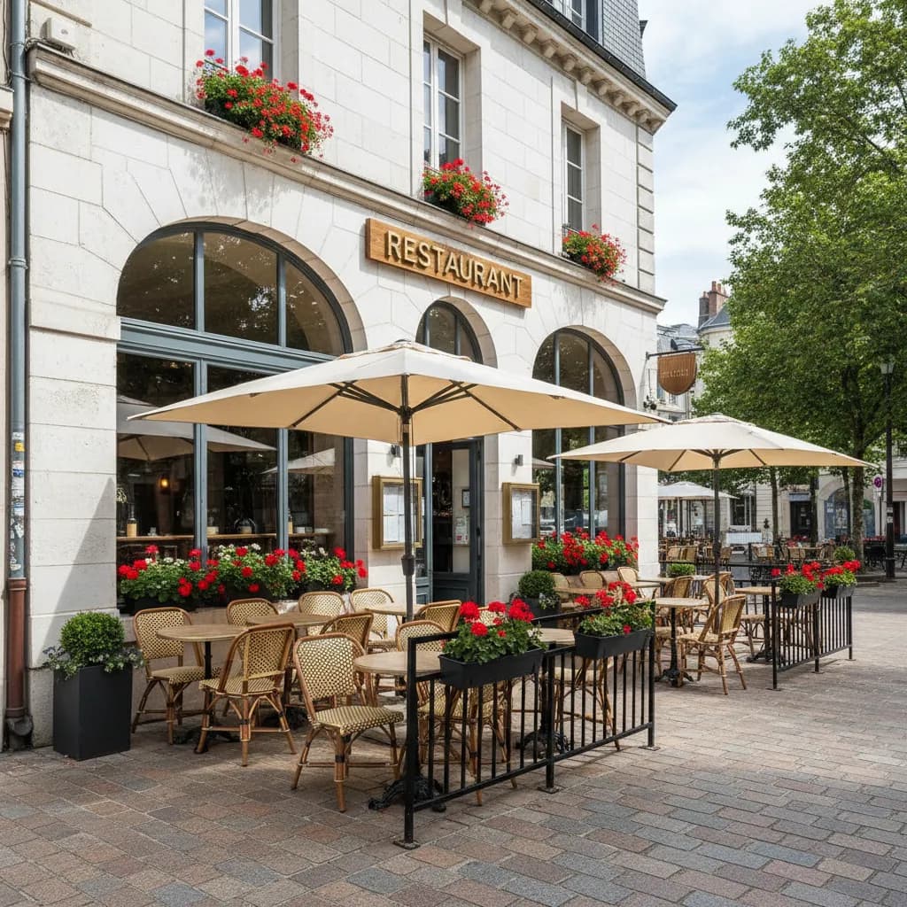 Restaurant 85m² à Nantes : terrasse - licence IV - Image 1