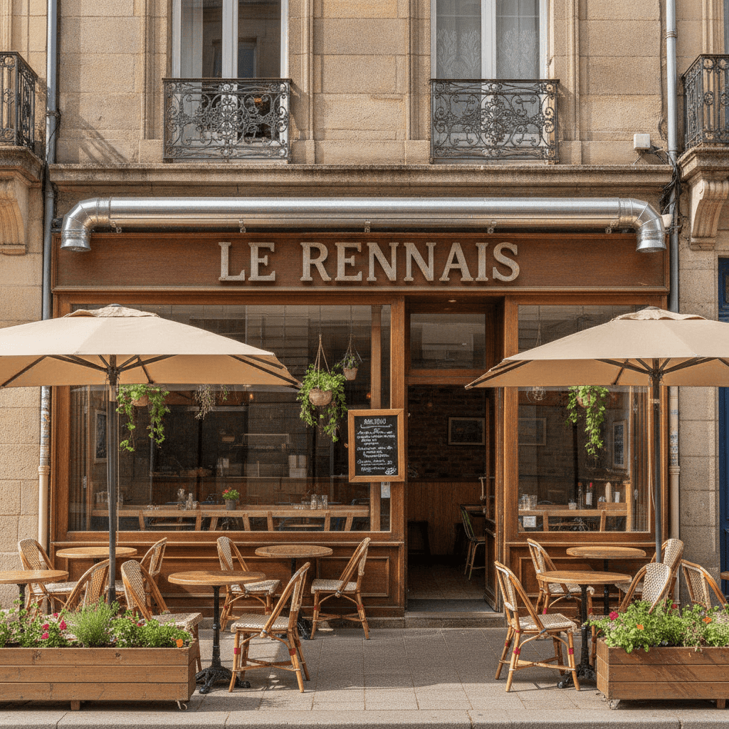 Snack à Rennes : terrasse - extraction - Image 1