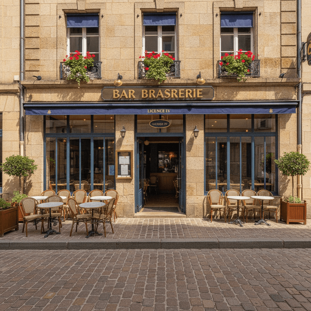 Bar-brasserie à Vannes : licence IV