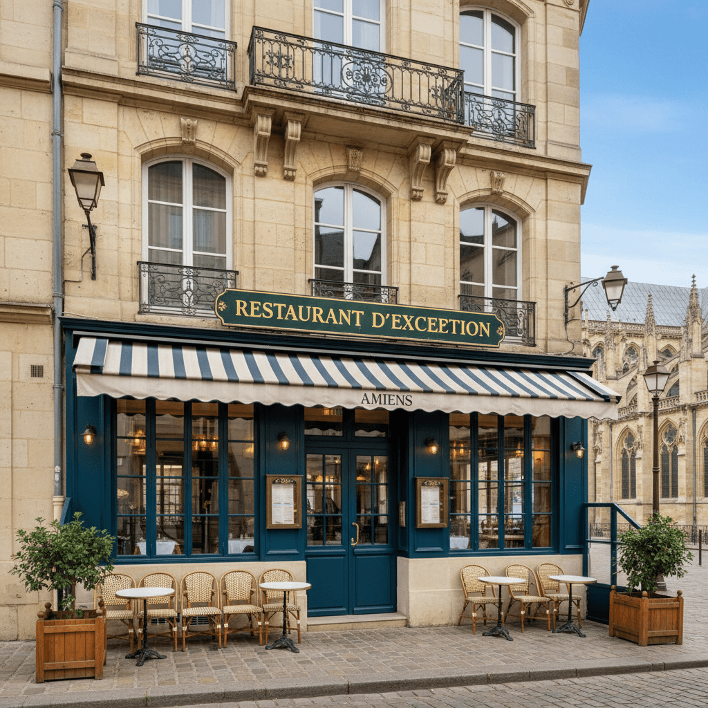 Restaurant 300m² à Amiens : terrasse - licence IV - Image 1