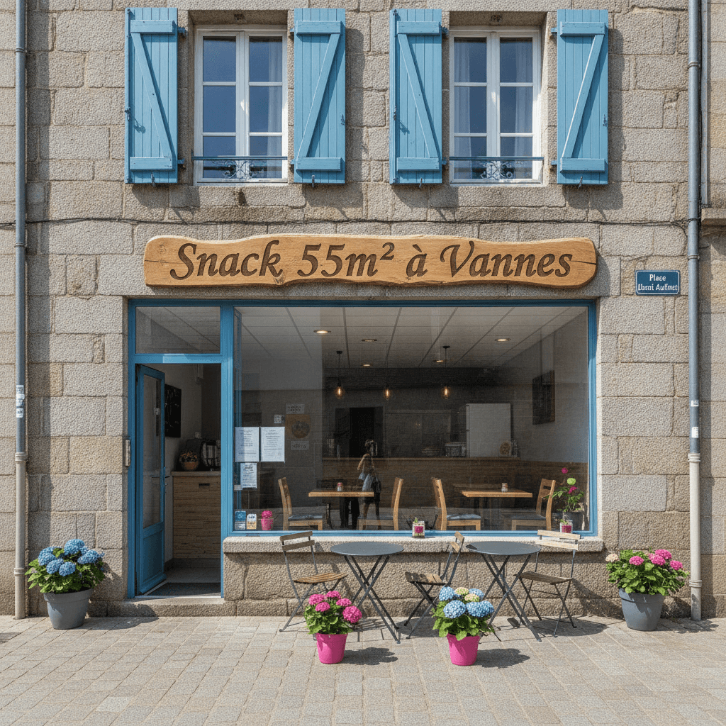 Snack 55m² à Vannes