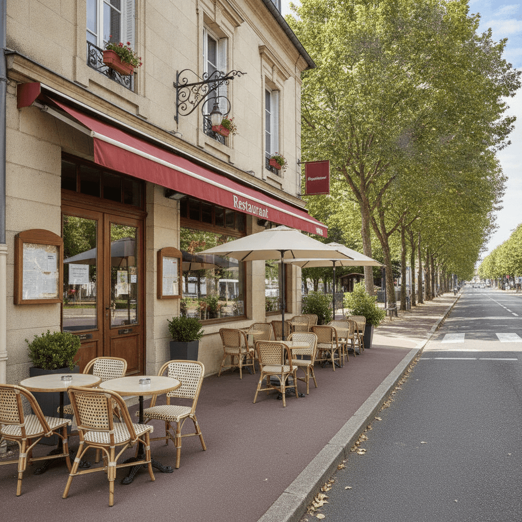 Restaurant 112m² à Mourenx : terrasse - licence IV