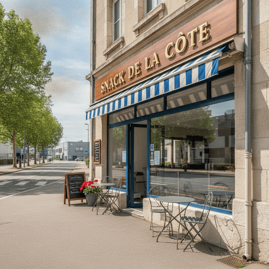 Snack 136m² à Crolles : cuisine équipée - chambre froide