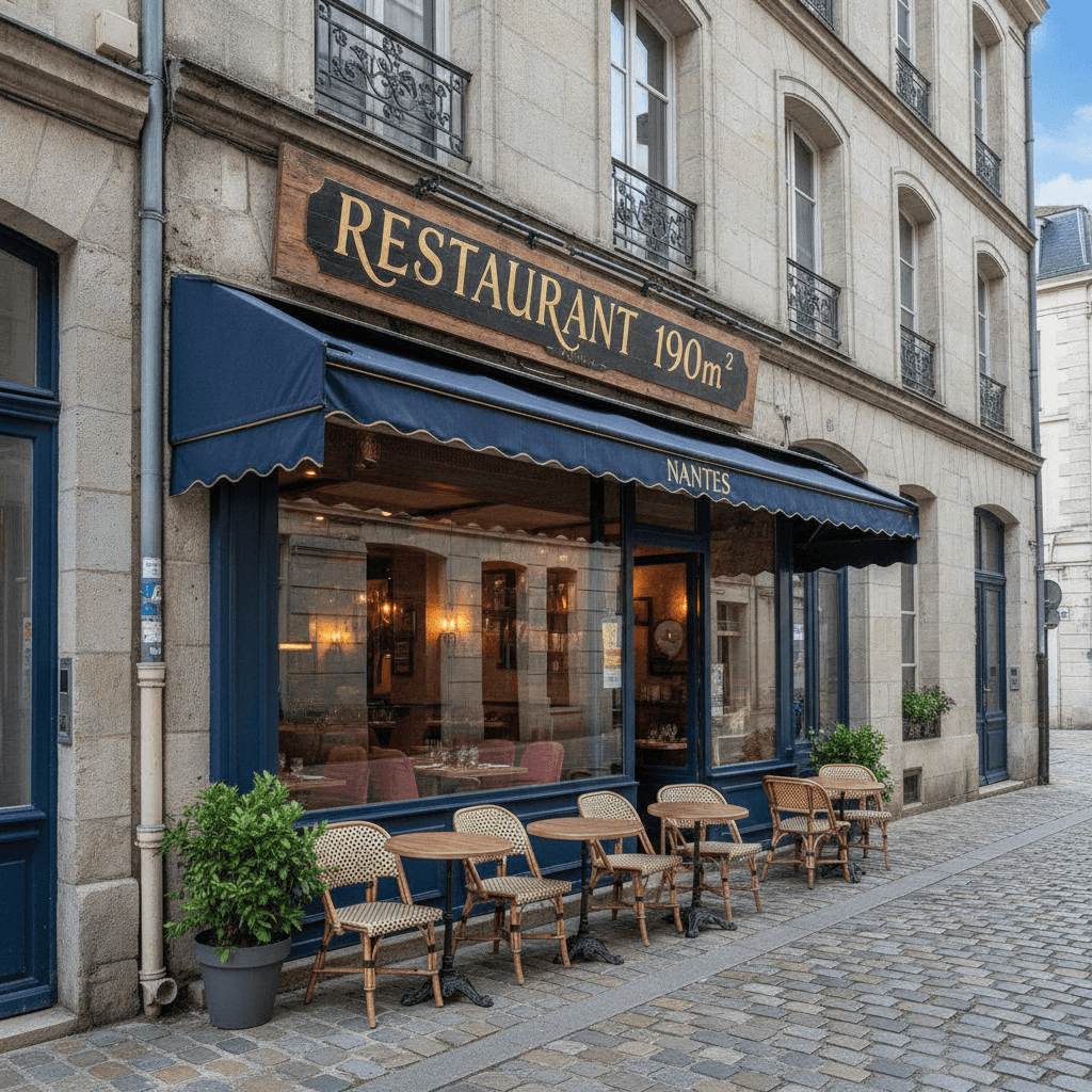 Restaurant 190m² à Nantes : extraction - Image 1