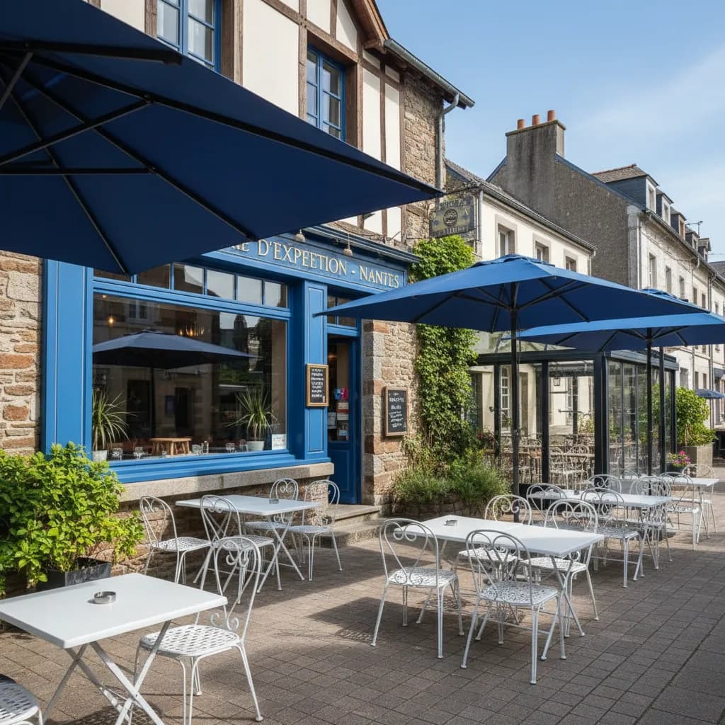 Restaurant 300m² à Nantes : terrasse - Image 1