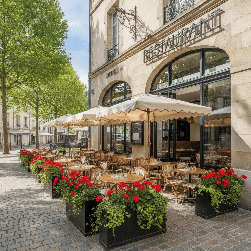 Restaurant à Rennes : terrasse - licence IV - Image 1