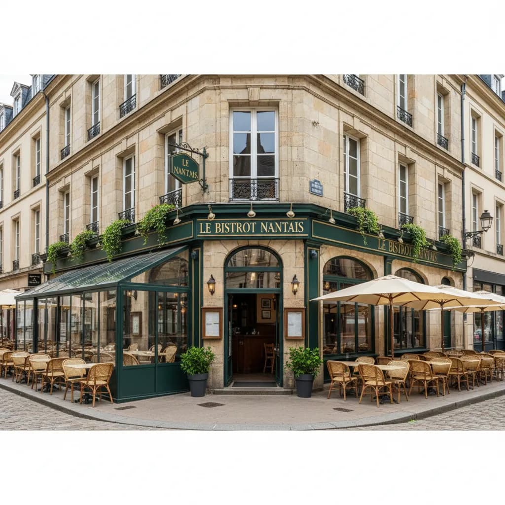 Restaurant 200m² à Nantes : terrasse - licence IV - Image 1