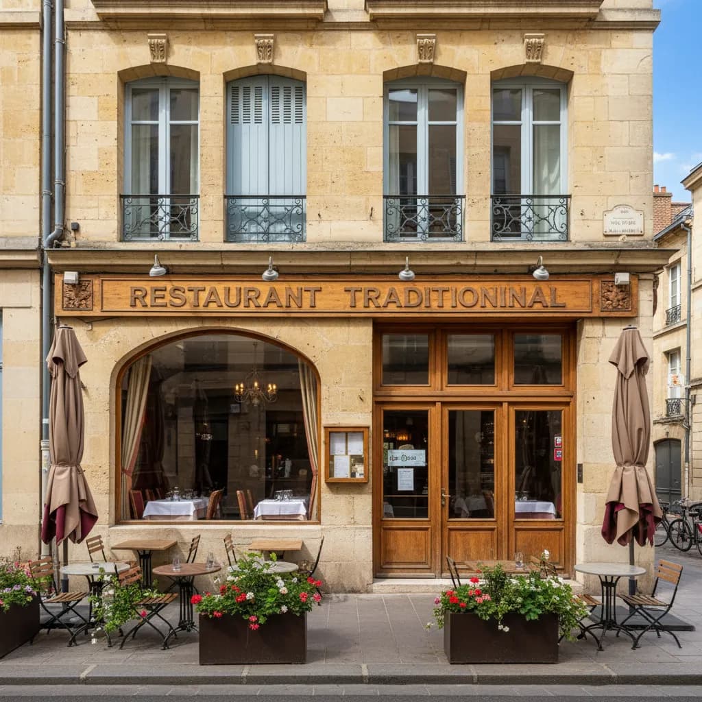 Restaurant à Bordeaux : terrasse - licence IV - Image 1
