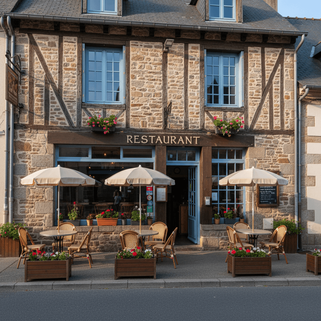 Restaurant 245m² à Vitré : terrasse - licence IV - Image 1