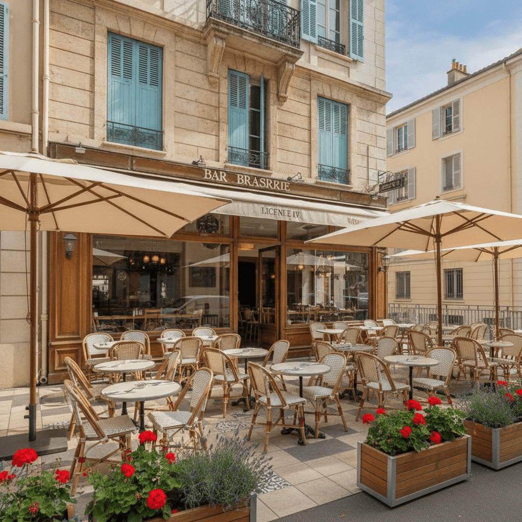 Bar-brasserie 33m² à Nice : terrasse - licence IV - Image 1