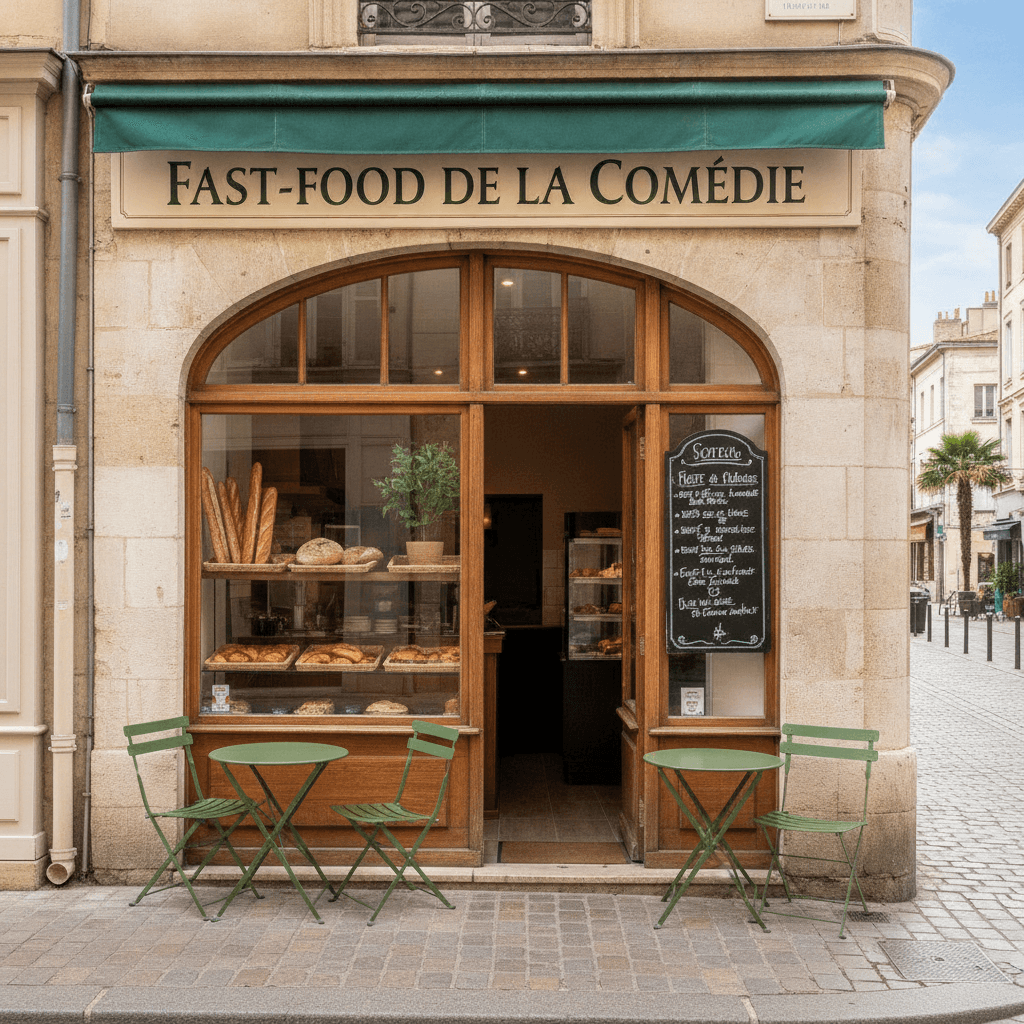 Fast-food 15m² à Montpellier : extraction