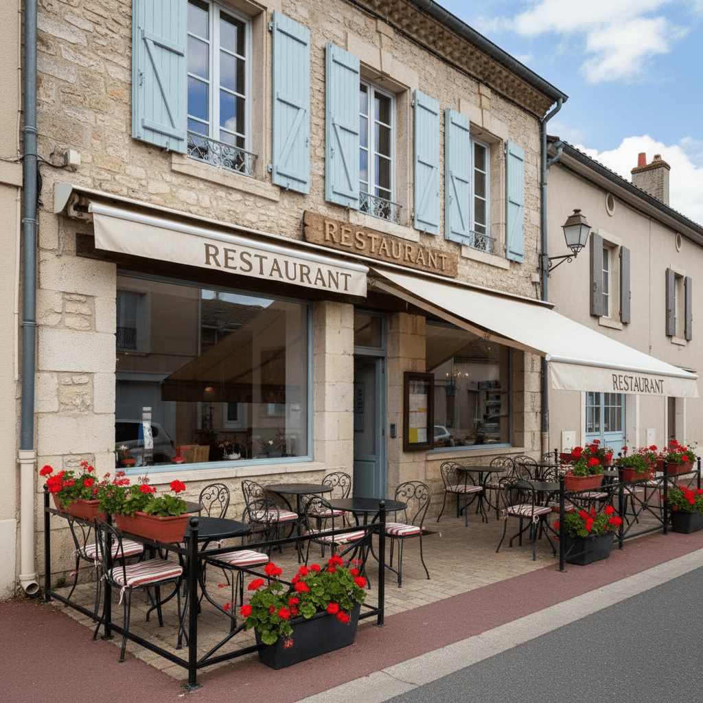 Restaurant 100m² à Frouzins : terrasse - licence IV - Image 1