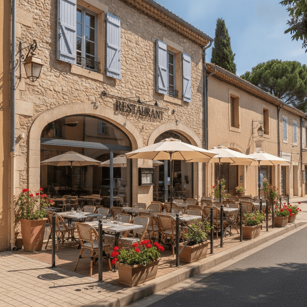 Restaurant 100m² à Cogolin : terrasse - licence IV