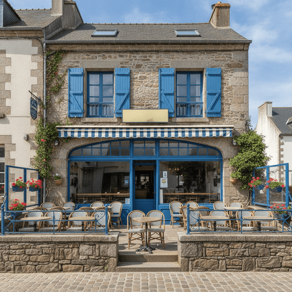 Bar-brasserie 112m² à Ploemeur : terrasse - licence IV - Image 1