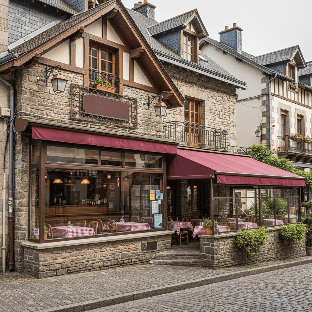 Restaurant 80m² à Mont-Dore : terrasse - licence IV