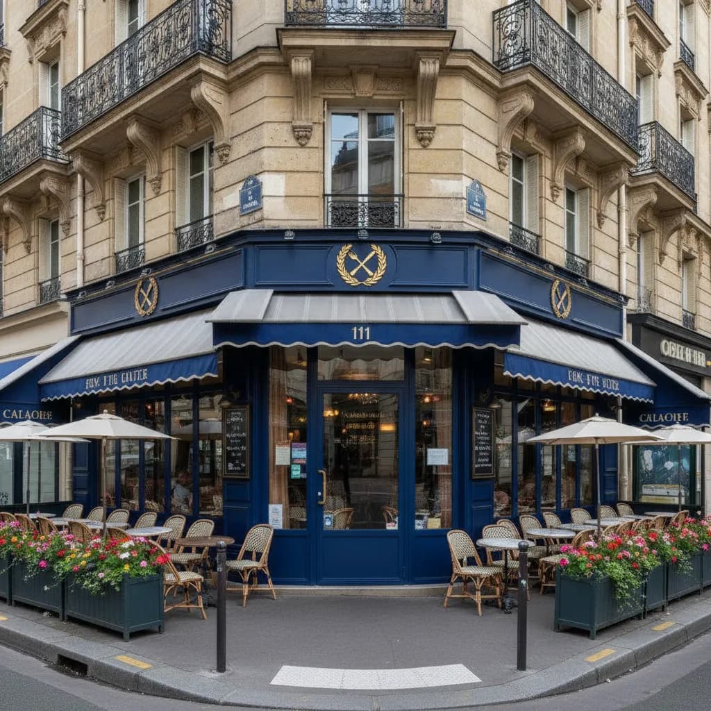 Restaurant 40 couverts à Paris : terrasse - extraction - Image 1