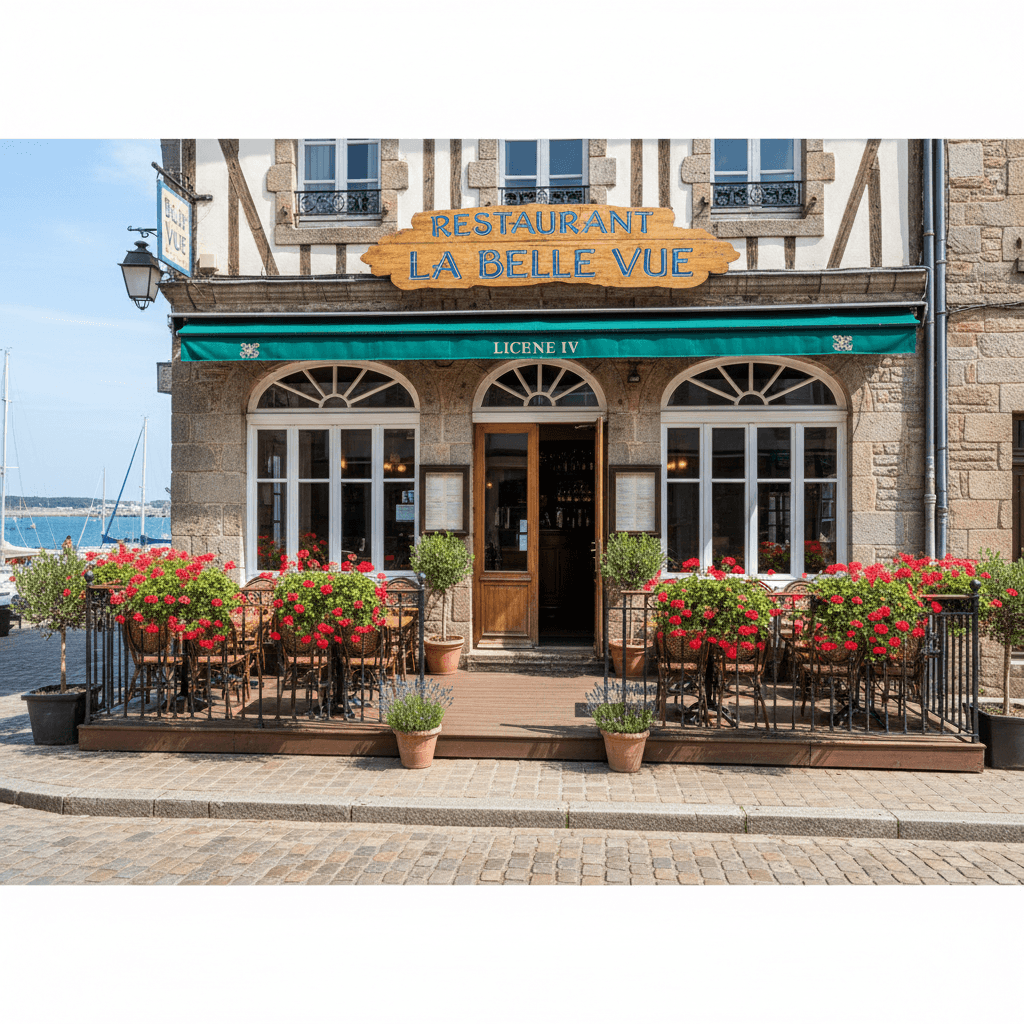 Restaurant à Vannes : terrasse - licence IV