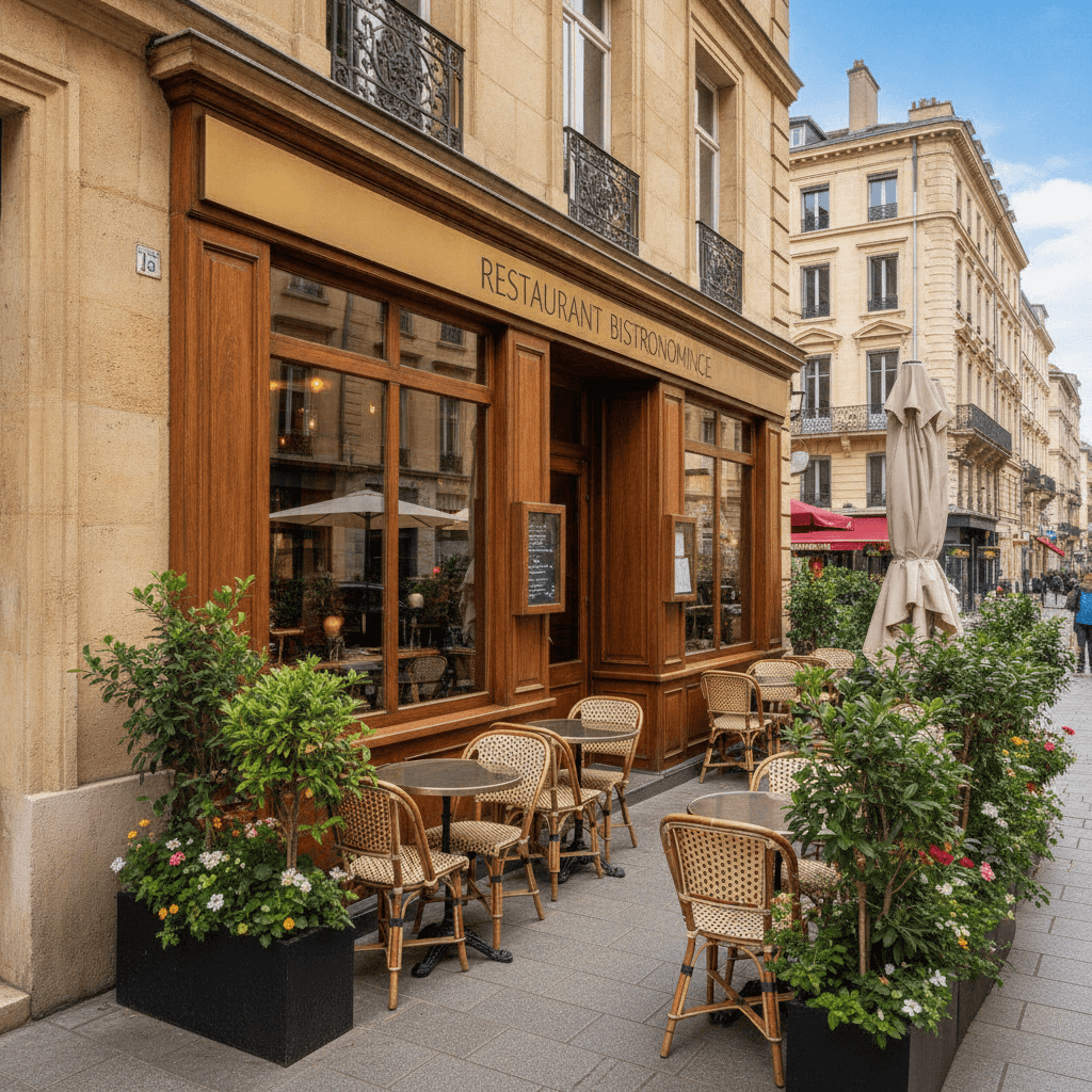 Restaurant 110m² à Lyon : terrasse - licence IV
