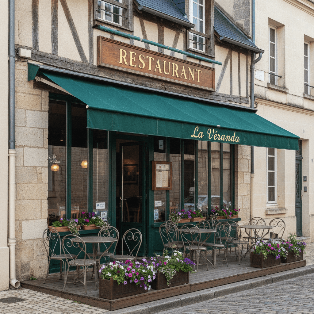 Restaurant 247m² à Senlis : terrasse - licence IV
