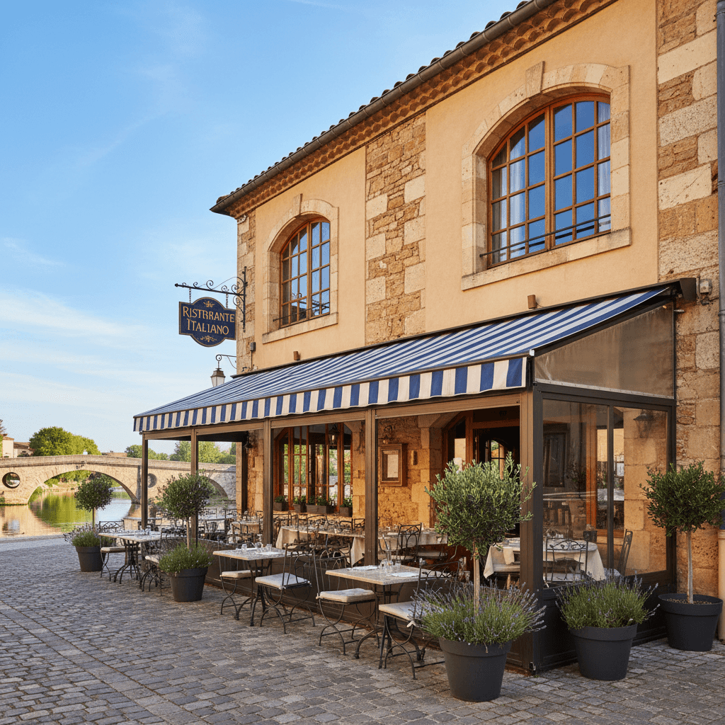 Restaurant 300m² à Carcassonne : terrasse - licence IV - Image 1