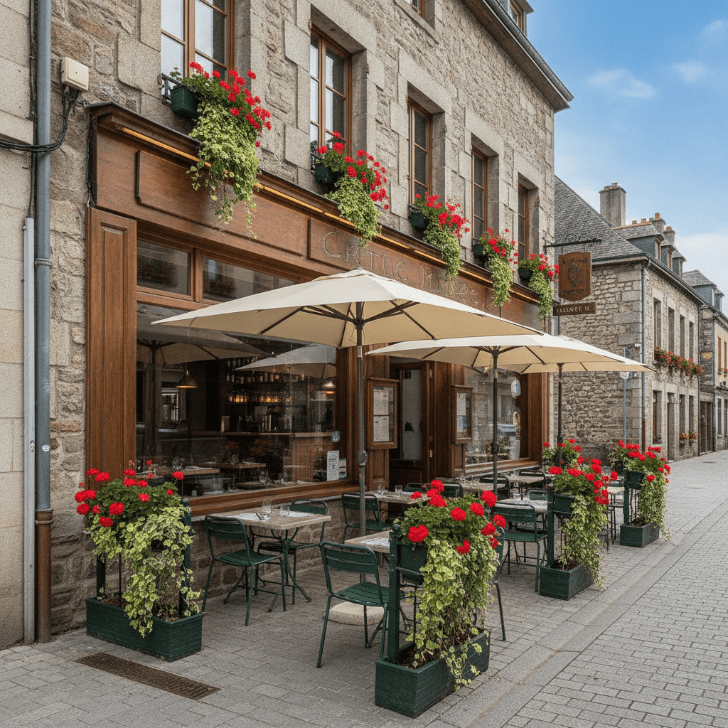 Restaurant à Doubs : terrasse - licence IV - Image 1