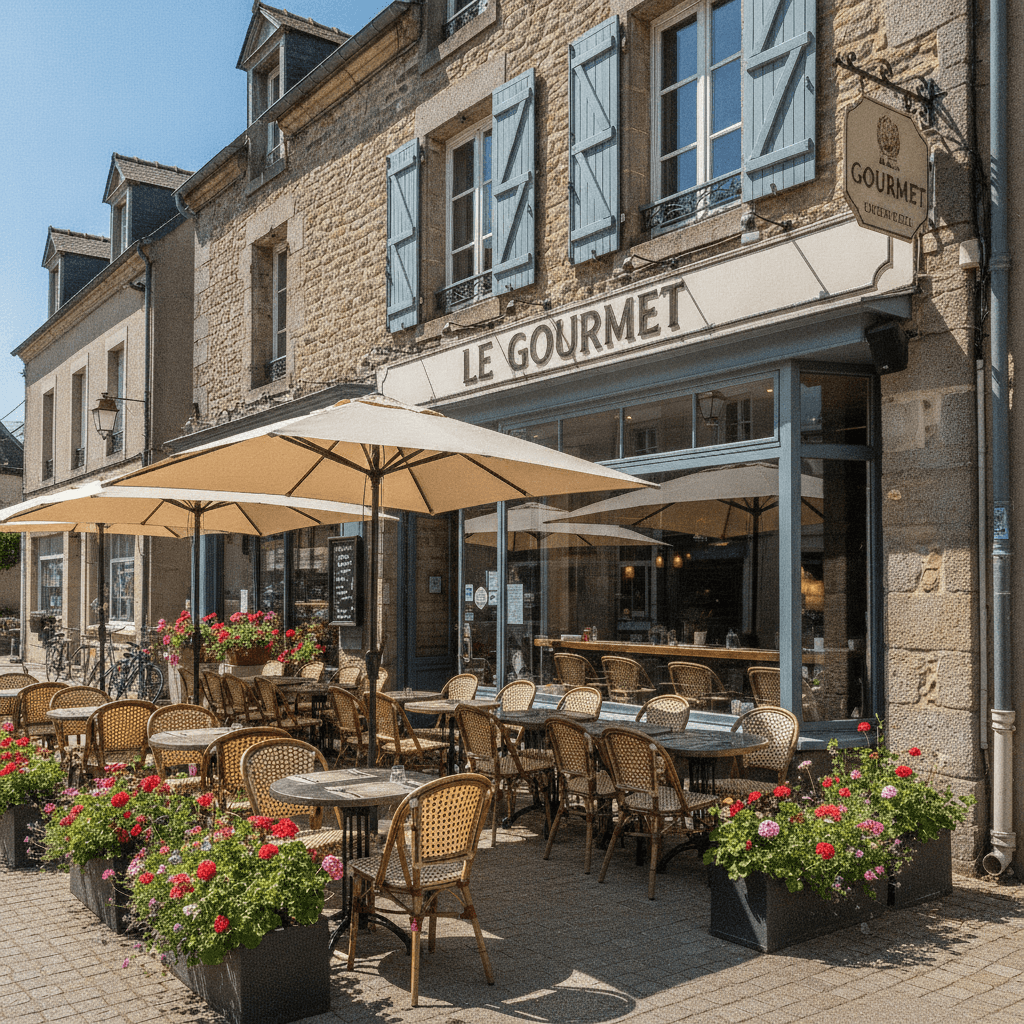 Restaurant 110m² à Saint-Grégoire : terrasse - licence IV - Image 1