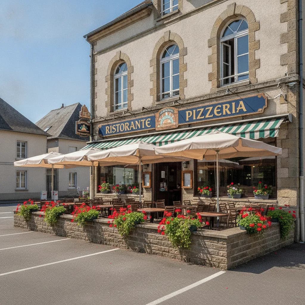 Restaurant 150m² à Sarrebourg : terrasse - cuisine équipée - Image 1