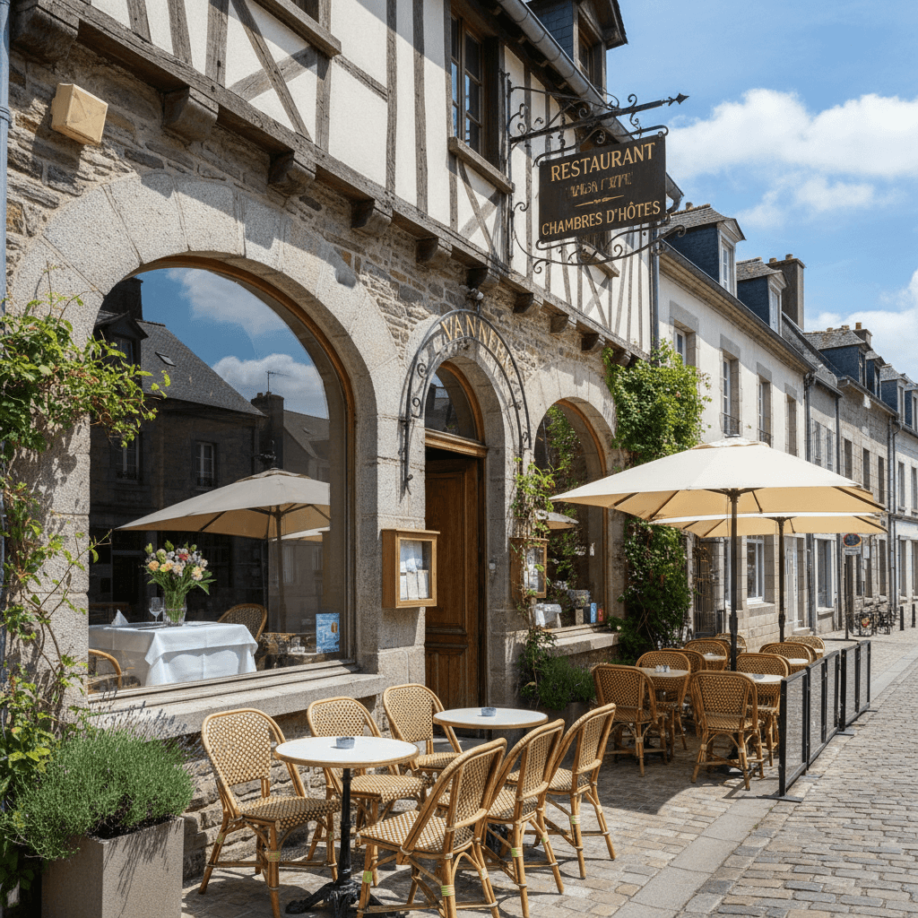 Restaurant à Vannes : terrasse - licence IV - Image 1