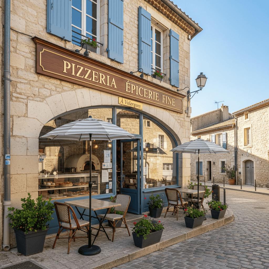 Restaurant 39m² à Valergues : terrasse - licence IV - Image 1