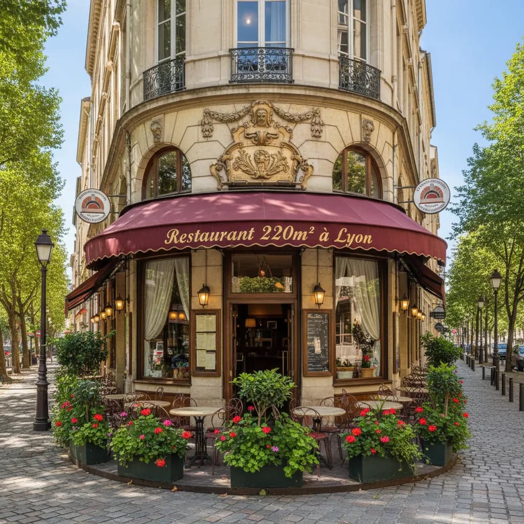 Restaurant 220m² à Lyon : extraction - Image 1