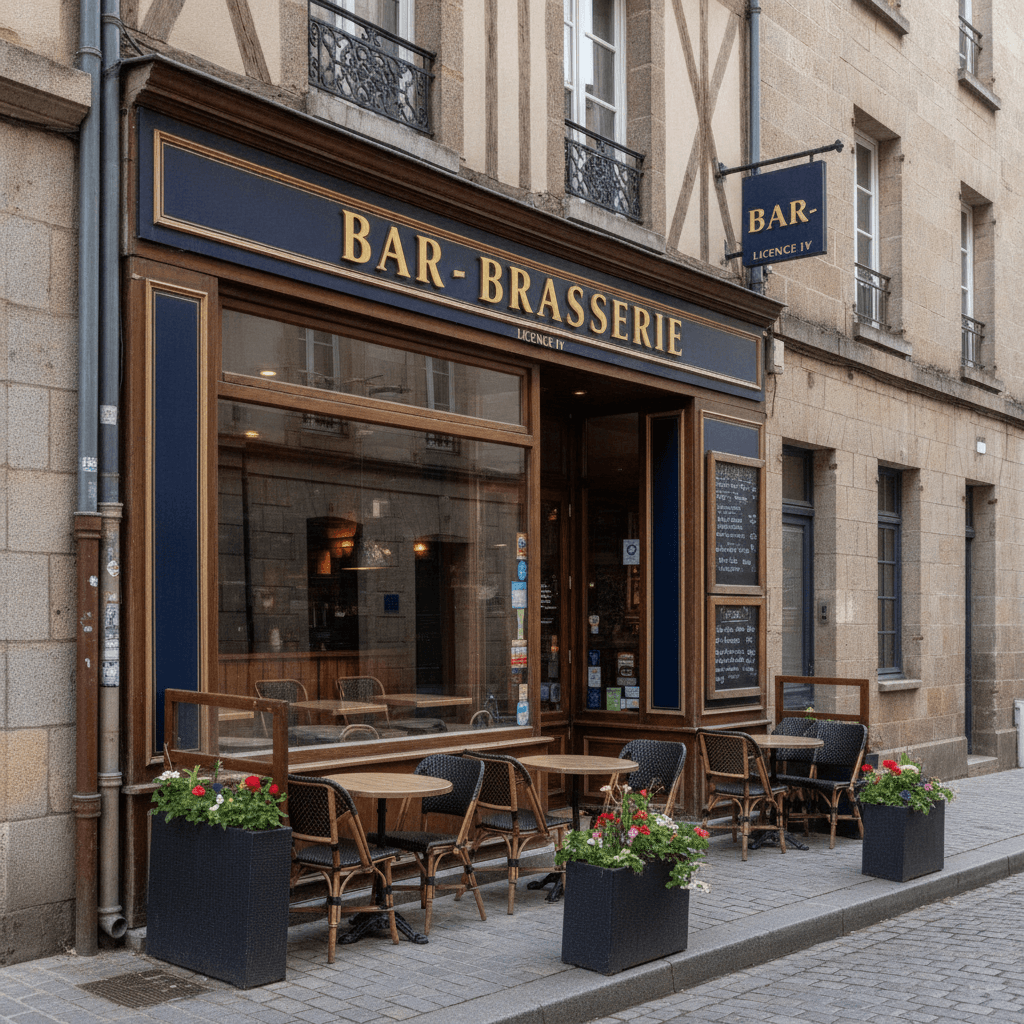 Bar-brasserie 70m² à Rennes : licence IV - Image 1