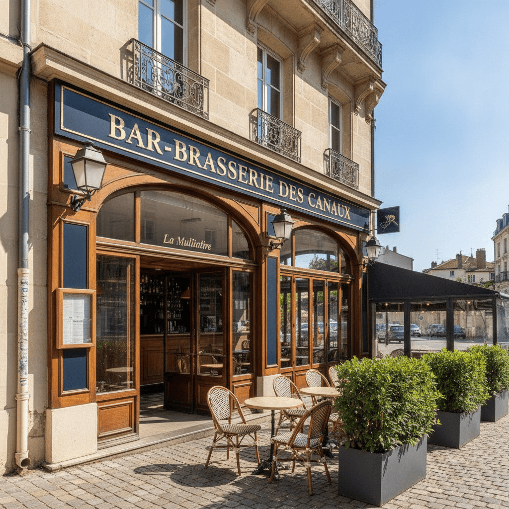 Bar-brasserie 240m² à La Mulatière : terrasse - licence IV
