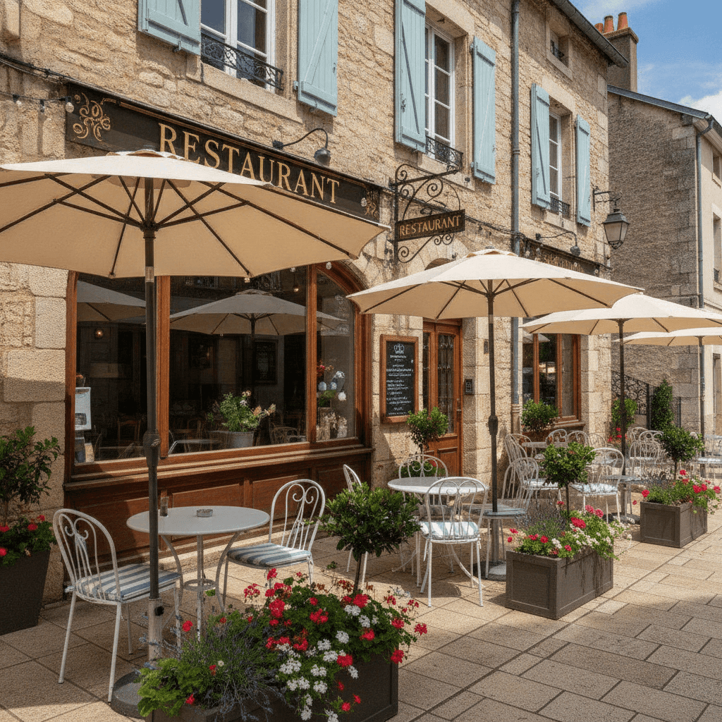 Restaurant 140m² à Grézieu-La-Varenne : terrasse - Image 1