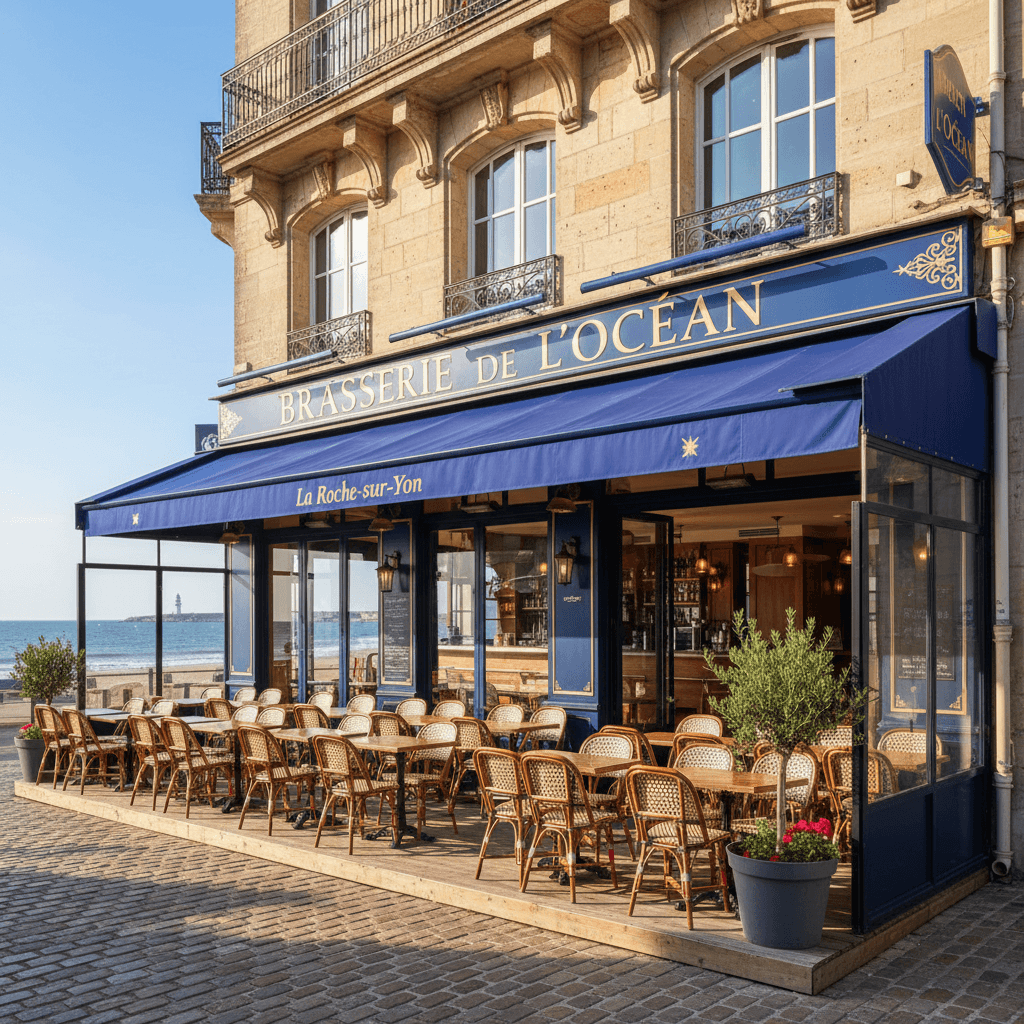 Bar-brasserie à La Roche-Sur-Yon : terrasse - Image 1