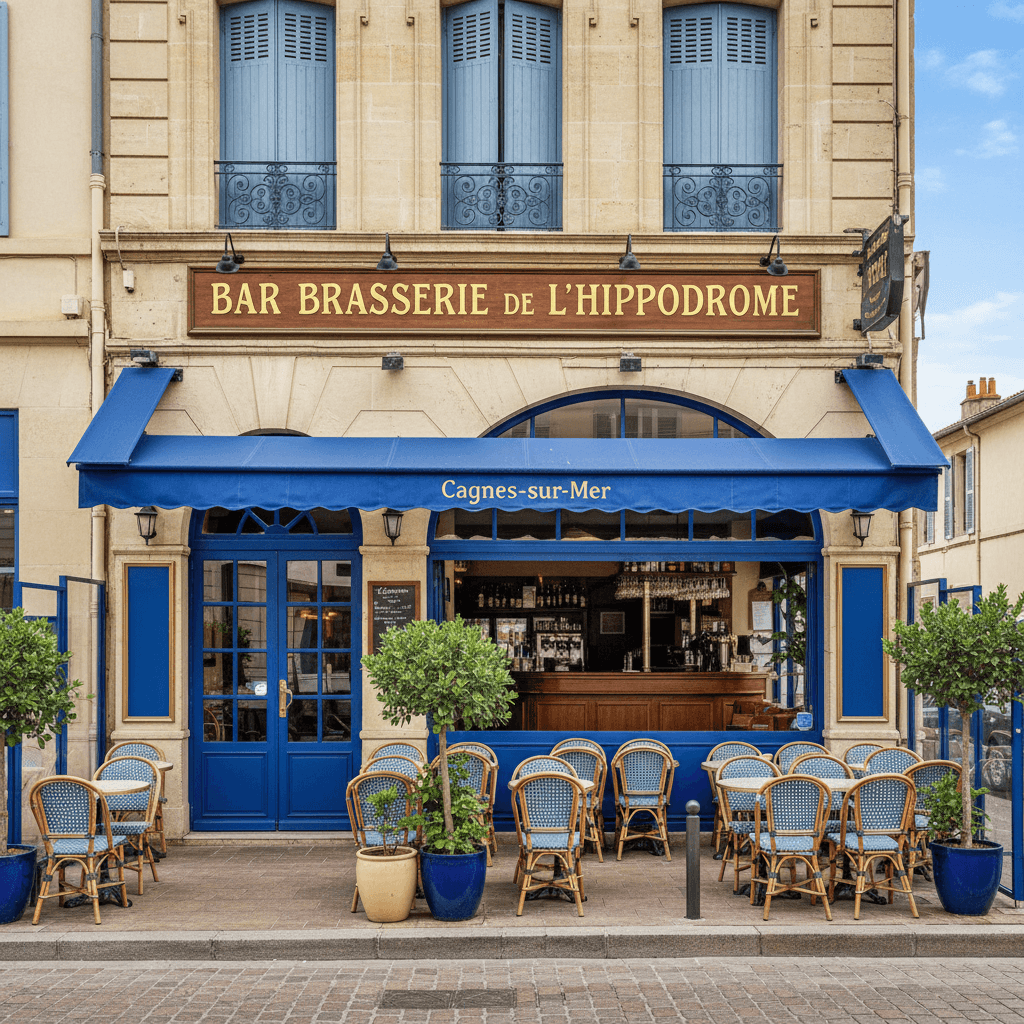 Bar-brasserie 70m² à Cagnes-Sur-Mer : terrasse - licence IV - Image 1