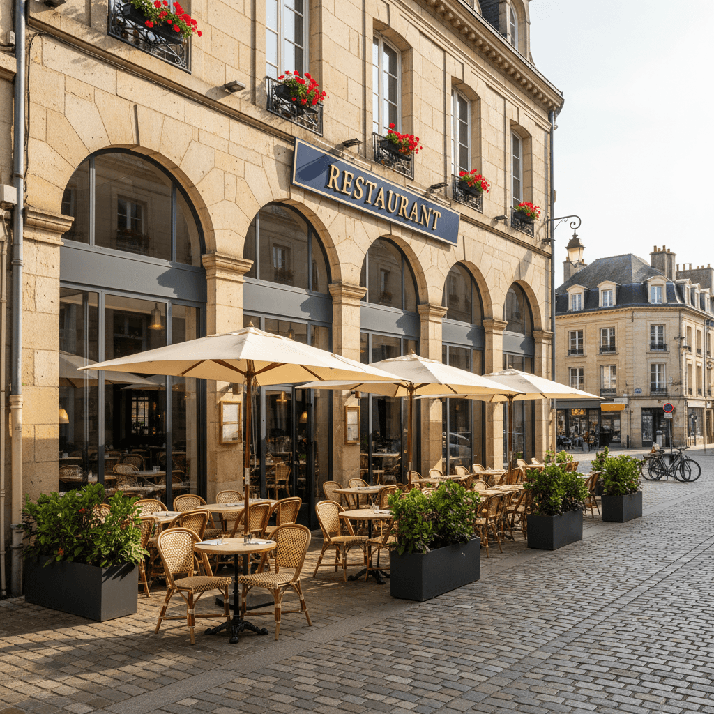 Restaurant 487m² à Vannes : terrasse - licence IV - Image 1