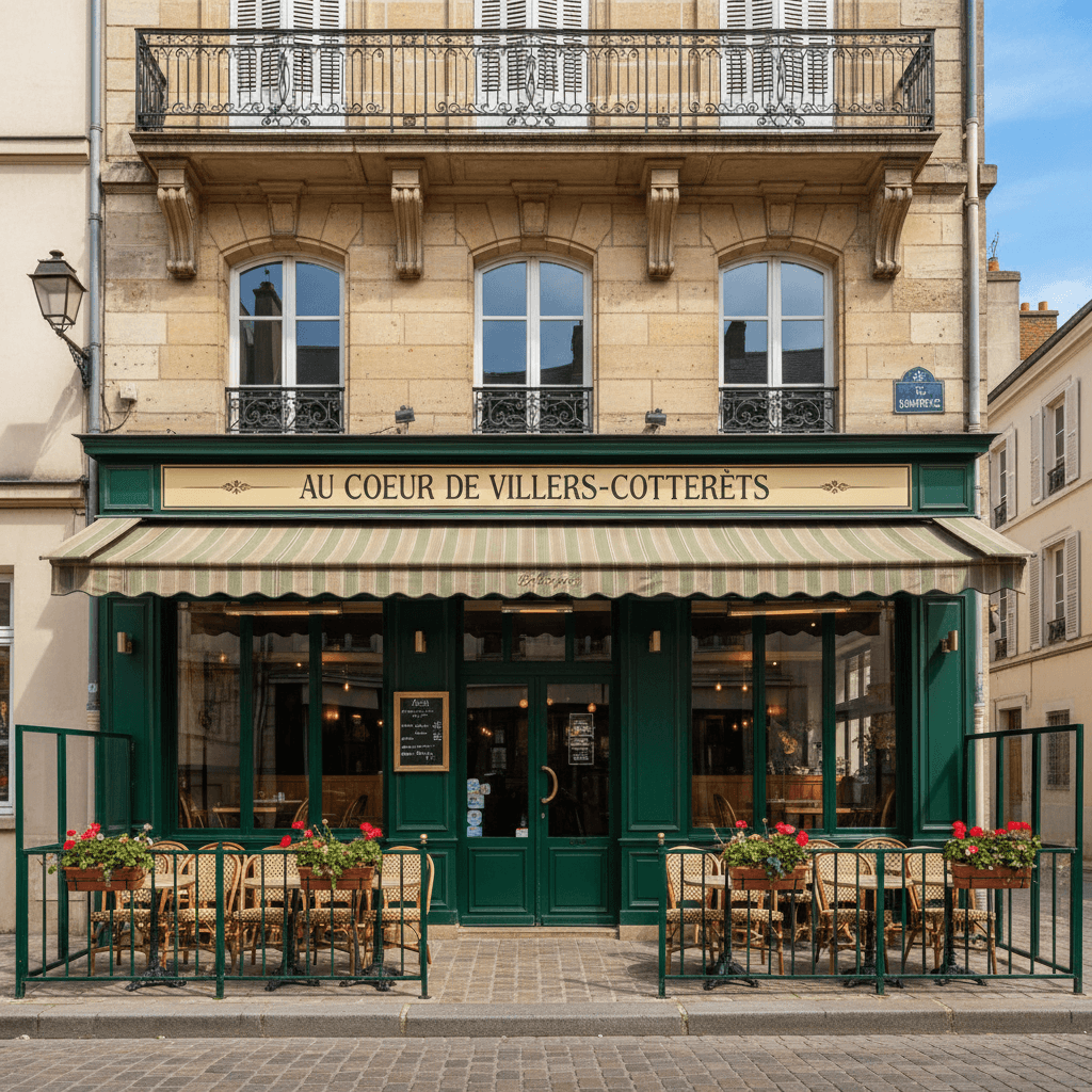 Bar-brasserie 90m² à Villers-Cotterêts : terrasse - licence IV - Image 1